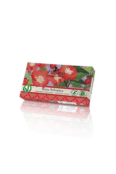 Florinda Mosaic Wild Rose Herbal Soap 100 Gr