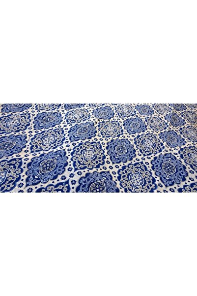 Başaran tekstil Osmanlı Desenli 6 Metrekare Halı Örtüsü, Savan, Çok Amaçlı Pike, Pamuklu