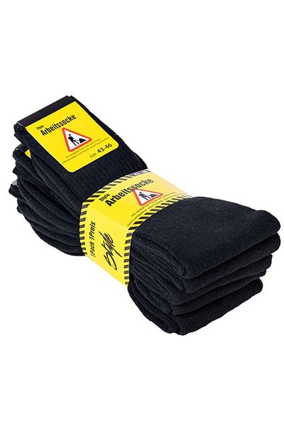 YOURBASICS Herren Socken, 5er Pack - Arbeitssocken, Hochwertige Baumwollmischung, einfarbig