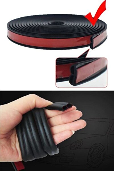 LARENDE PLASTİK Araç Kapı Fitil Şeritleri Kauçuk Ses Toz Gürültü Önleyici Kap...