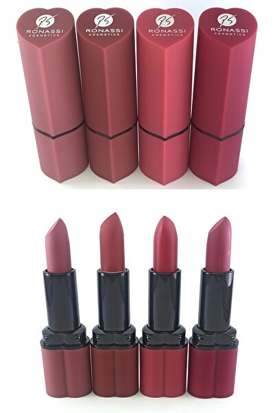 RS Ronassi Cosmetics Frover Love 4'lü Mat Ruj Takımı A