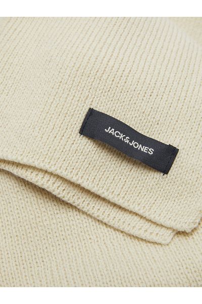 Jack & Jones Plain Cut Logo Detailed Scarf