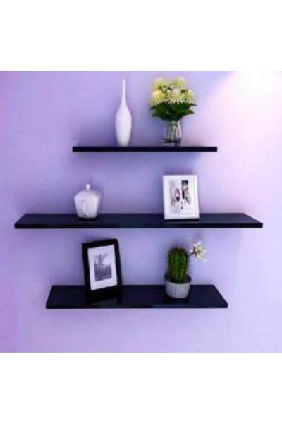 BMD MOBİLYA Üçlü Duvar Raf Seti (40*60*80 CM UZUNLUK 20 CM GENİŞLİK 18 MM KALINLIK)