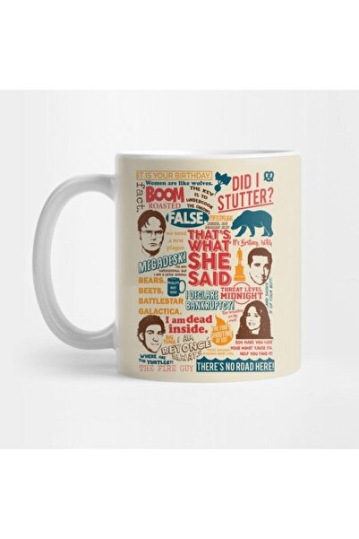 Hediye Galerisi كوب مصمم بألوان اقتباسات المكتب