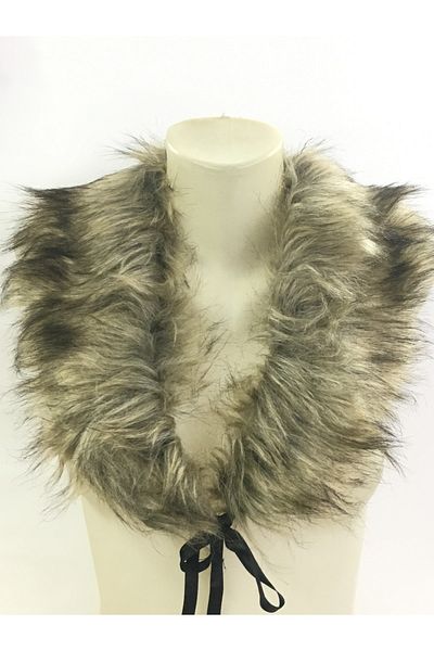 karantuhafiye Fur Collar / Collar Fur Sleeve Set