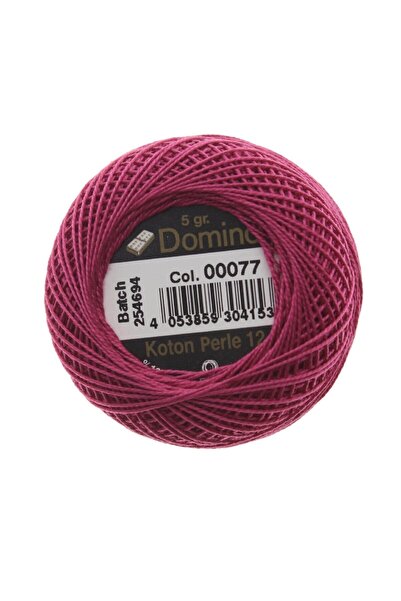 domino خيط تطريز كوتون بيرل 5 جرام رقم: 12 - 00077