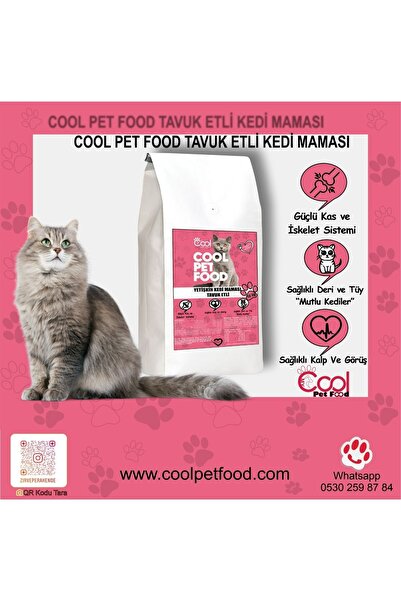 Yetişkin Kedi Maması Tavuk Eti Aromalı Kuru Maması 10 Kg