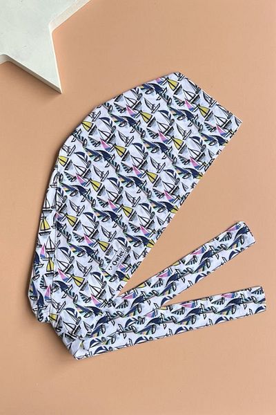 Owlet Medikal Căciulă chirurgicală Hijab Colorful Sails