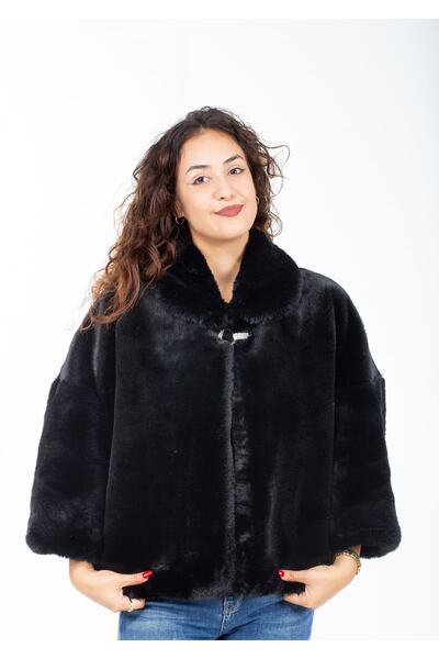 KürkZone فستان سهرة معطف فرو الثعلب