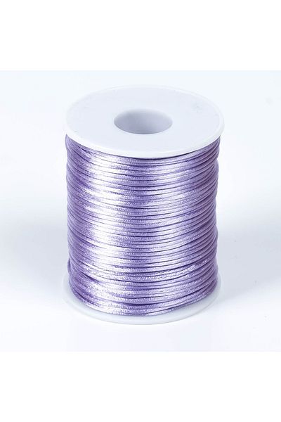 yfhobi 10 Meters - 1 Mm Flush Rope, Bracelet Rope, Rat Tail Rope, Magenta Color, Jewelry Rope