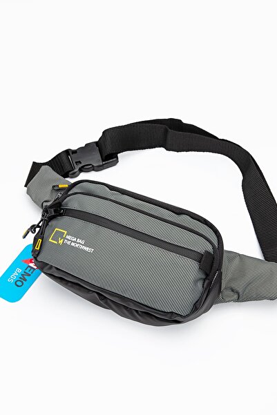 NEMO BAGS حقيبة ظهر وصدر متقاطعة رمادية اللون للجنسين من Nemobags Bodybag