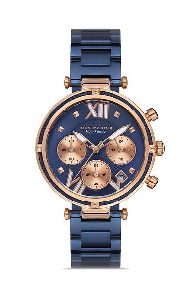 Navimarine Nvm32-t3 30 Mt Water Resistant Steel Cord Anti-Tarnish Inner Functions Active Wristwatch