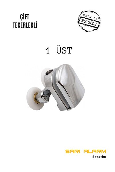 sarıalarm Duşakabin Tekeri Çiftli 1 Adet Üst