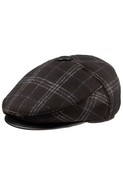 Kardelen Butik Denizli Warm Winter Plaid Eared Hat (58-59 Cm) (Standard Size)