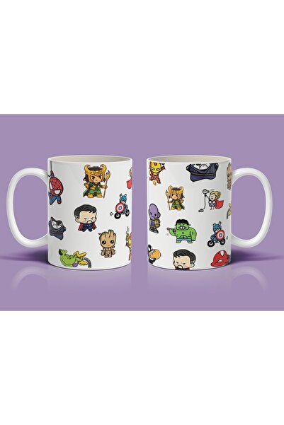 designedfy كوب بطبعة شخصيات مارفل ميني