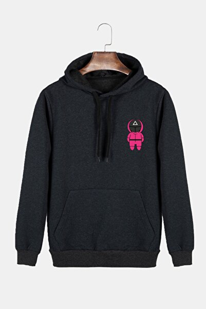 COLLIE Hanorac cu glugă cu imprimeu unisex Squid Game