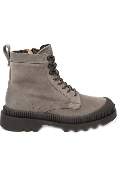 MARCOMEN Ανδρικές μπότες από γνήσιο δέρμα | Μαύρο και βιζόν νούμποκ | Καθημερινά | 16157