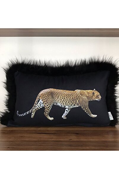 KIRLENTİM E812-3050 Κάλυμμα μαξιλαριού με ψηφιακή εκτύπωση διπλής όψης με μαύ...