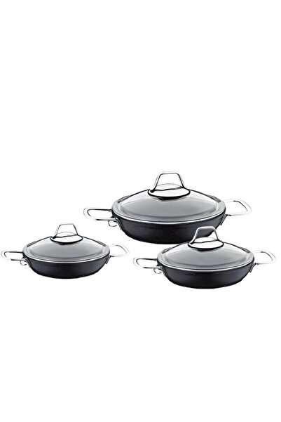 OLİKA Siyah Inci 6 Parça Sahan Set Sst Sgs604