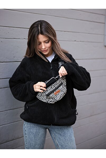 Moserini Unisex Desenli Omuz Ve Bel Çantası - Rosetta