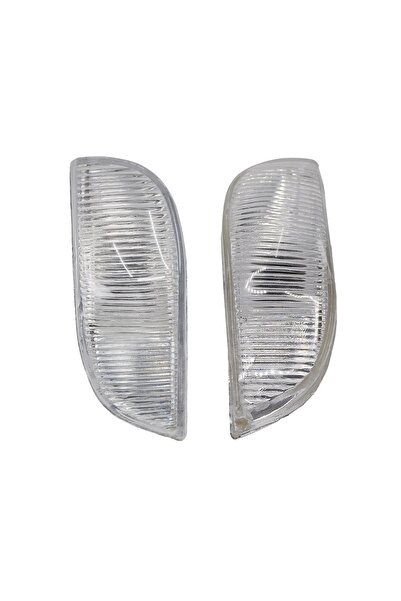 ALPHA AUTO PART Clio, Symbol, Dacia Sandero, Logan Için Ayna Sinyali Beyaz Sağ-sol Set