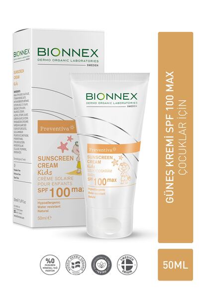 Bionnex Preventiva Sunscreen Cream Kids Spf100 Max (çocuk Güneş Kremi)