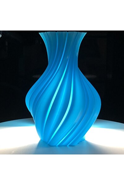 TuransoyCraft Alaçatı Dekoratif Modern Vazo 18 Cm