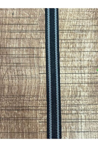 Gönülden Tasarım 1 Cm Black and White Striped Decorative Accessory Strip (1 METER)