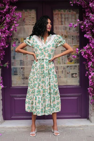 Prima Donna Lace Detailed Floral Dress