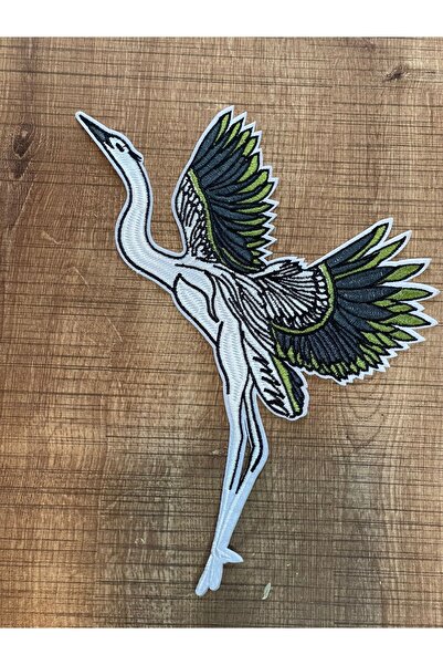 Gönülden Tasarım 19x26 Cm Broderie de păsări Aplicație brodata Accesoriu pentru petice
