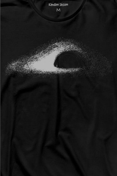 Kendim Seçtim Black Hole Space Time Galaxy Black Holes Cosmos Cluster Tricou cu mânecă lungă Tricou imprimat