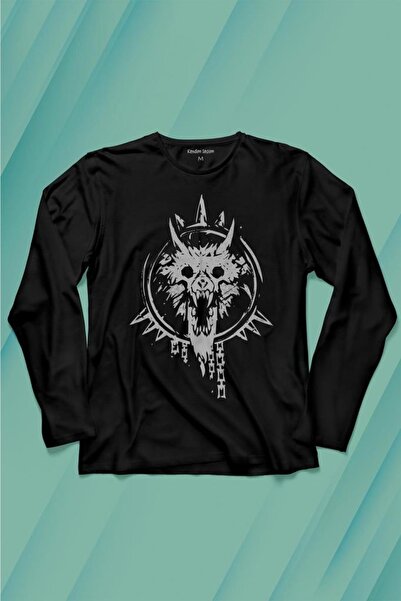 Kendim Seçtim Viking Fenrir Vukova Glava Vikingska Vukova Glava Majica Dugih ...
