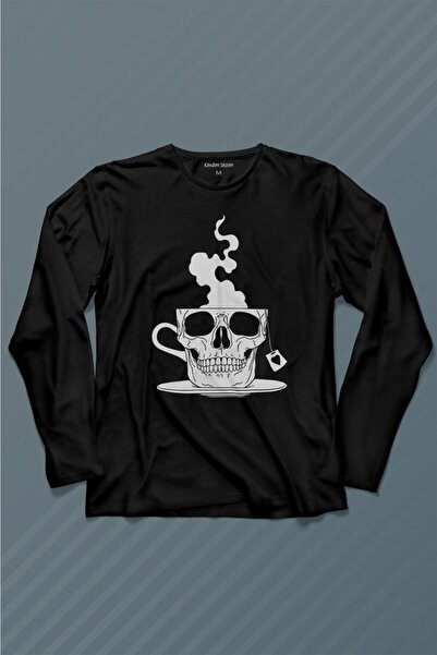 Kendim Seçtim Lubanja Kafa Čaj Ulična odjeća Dugačka majica Štampano T-shirt