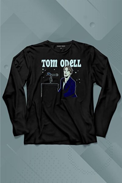 Kendim Seçtim Tom Odell Silueta Majica Dugih Rukava Štampano T-shirt