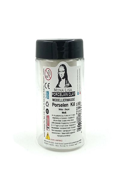 Monalisa Porcelain Clay 200 Gr 1 Piece Monalisa Porcelain Modeling Clay