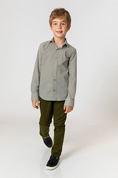 incity Boy's Khaki Shirt