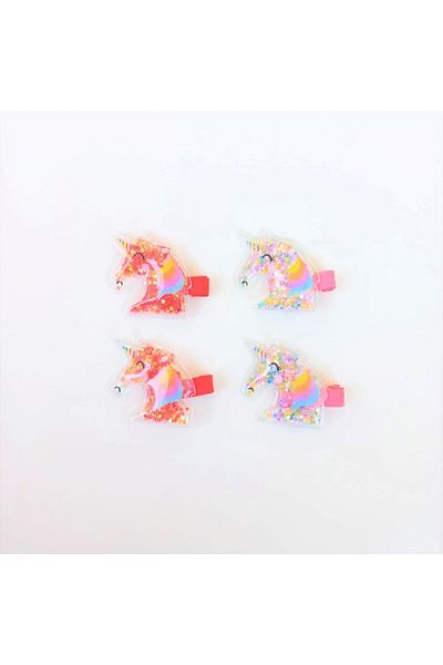 Alingo Girl-baby Unicorn 4-Piece Clip Buckle