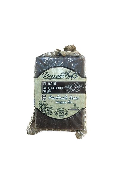 Prozen صابون قطران العرعر المصنوع يدوياً (2 قطعة) 220 غرام