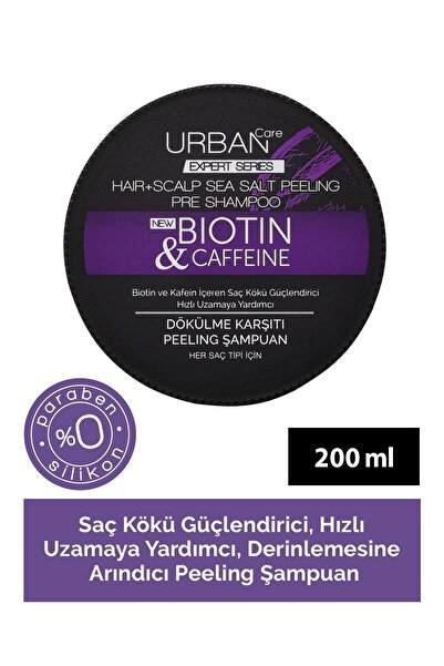 Urban Care Expert Biotin Ve Kafein Dökülme Karşıtı Arındırıcı Peeling Şampuan-vegan-200 Ml Gk Hair Center