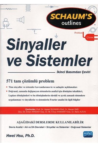 Nobel Akademik Yayıncılık Sinyaller Ve Sistemleri / Hwei Hsu / / 9786051333403