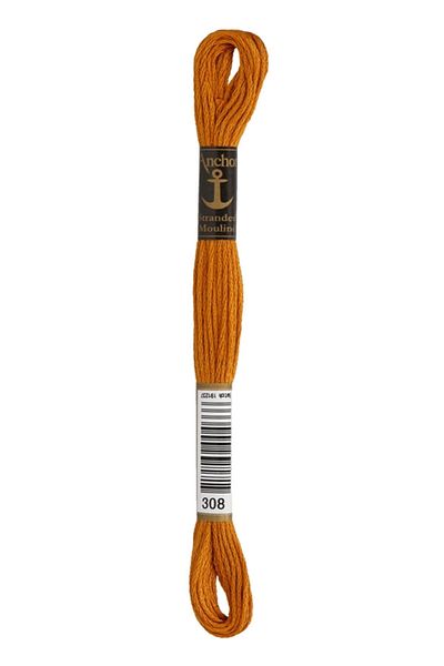 Anchor Anhcor (anchor) Muline Embroidery Thread 2 Pieces: 308