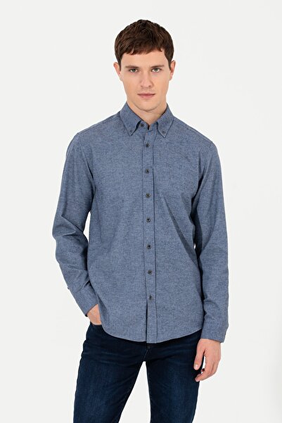 Pierre Cardin Чоловічий синій гольф Сорочка