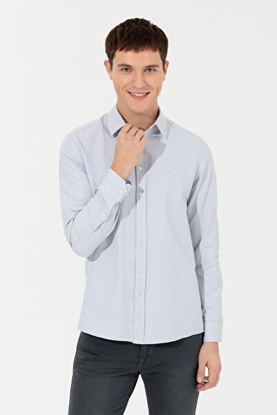 Pierre Cardin Cămașă gri pentru bărbați