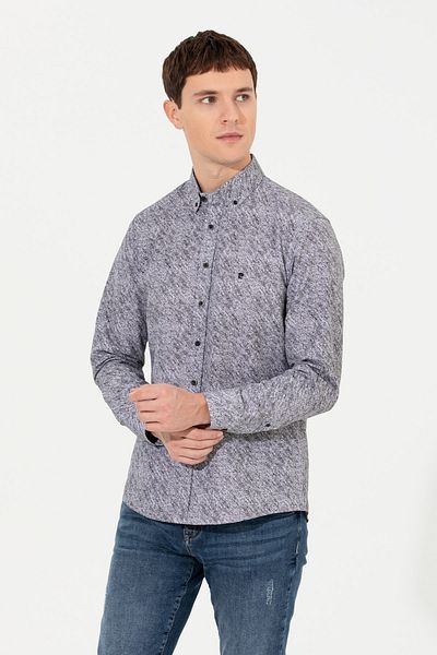 Pierre Cardin Мъжка черна риза