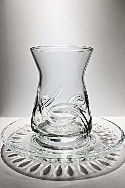 RIBELLA DESIGN Yunus Model Paşabahçe Irem 6 Kişilik 12 Parça Çay Seti