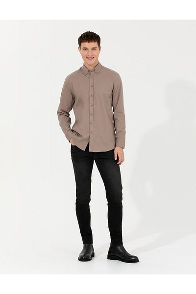 Pierre Cardin Παντελόνι Erke Slim Fit Denim 1481376 Salmon 046 Μαύρο