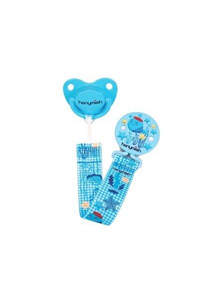 Hanymish Fabric Pacifier Strap 0-6 Months Code 724 Blue