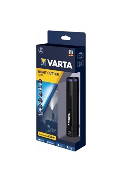 Varta 18900 400 Lümen 6w Led Zoomlu Ledli Şarjlı Fener