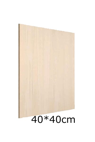 TUĞRA TABLO Filografi Tahtası 12mm Kavak Kontra 40*40