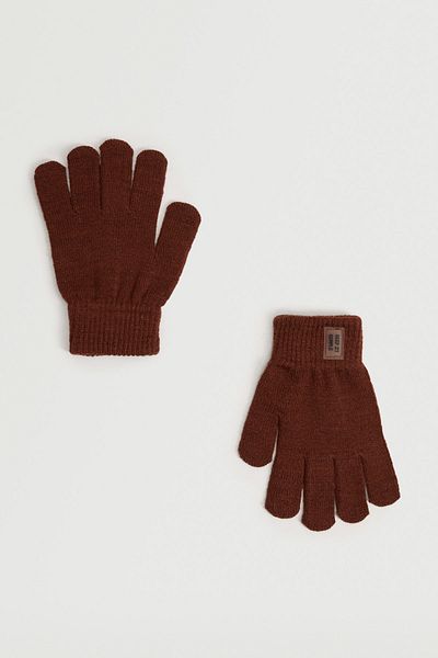MANGO Kids Handschuhe in gebranntem Orange für Jungen
